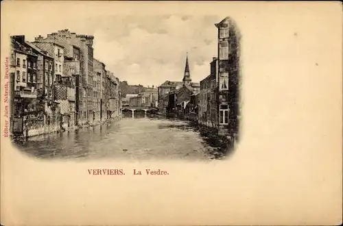 Ak Verviers Wallonie Lüttich, La Vesdre