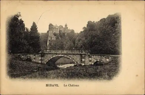 Ak Modave Wallonien Lüttich, Schloss