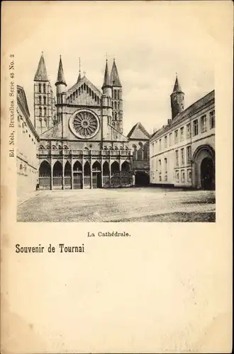 Ak Tournai Wallonie Hennegau, La Cathedrale