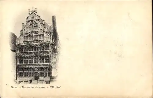 Ak Großraum Gent Ostflandern, Bootsmannshaus