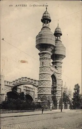 Ak Anvers Antwerpen Flandern, Der Wasserturm