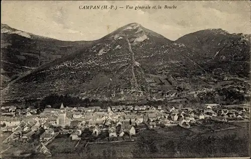 Ak Campan Hautes-Pyrénées, Gesamtansicht, Bouche