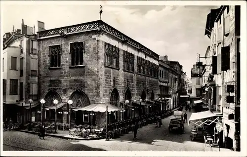 Ak Perpignan Pyrénées Orientales, Loge, rue des marchands