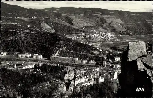 Ak Amelie les Bains Pyrénées Orientales, Gesamtansicht, Palalda