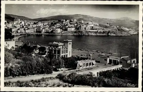 Ak Banyuls sur Mer Pyrénées-Orientales, Gesamtansicht