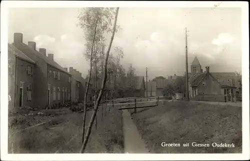 Ak Giessen Oudekerk Südholland Niederlande, Teilansicht