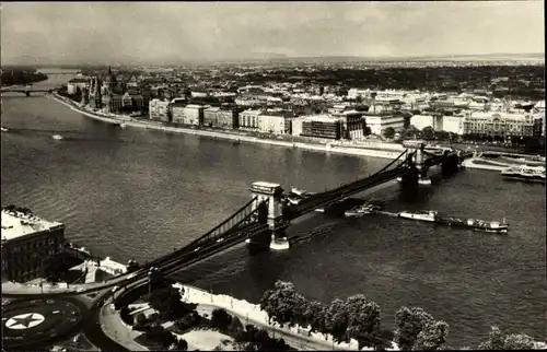 Ak Budapest Ungarn, Gesamtansicht