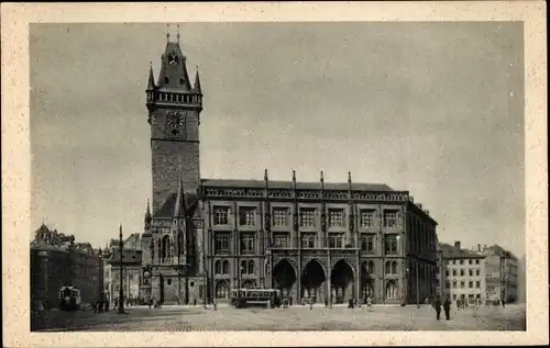 Ak Praha Prag Tschechien, Altstädter Rathaus