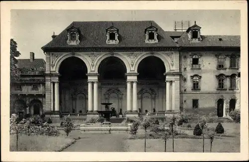 Ak Praha Prag Tschechien, Salla Terrena im Wallenstein Palast