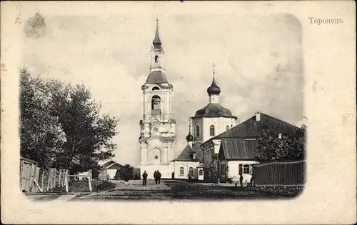 Ak Toropez Russland, Kirche