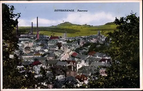 Ak Differdange Differdingen Luxemburg, Panorama