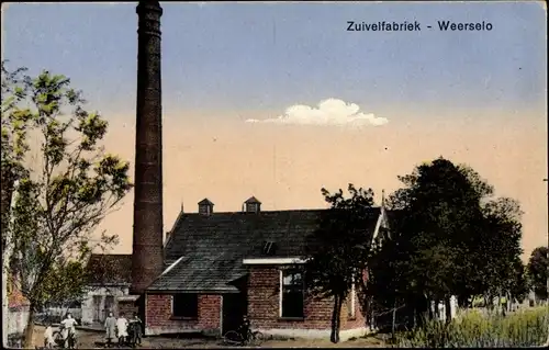 Ak Weerselo Overijssel, Zuivelfabriek