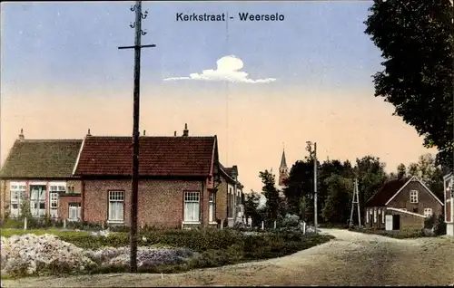 Ak Weerselo Overijssel, Kerkstraat