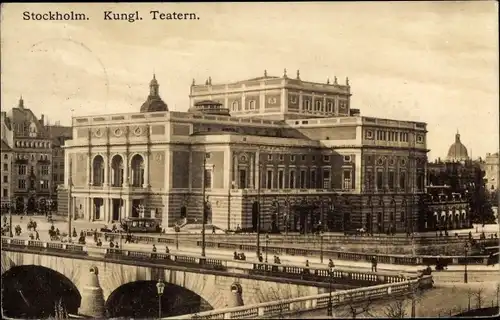 Ak Stockholm Schweden, Kungl. Teatern