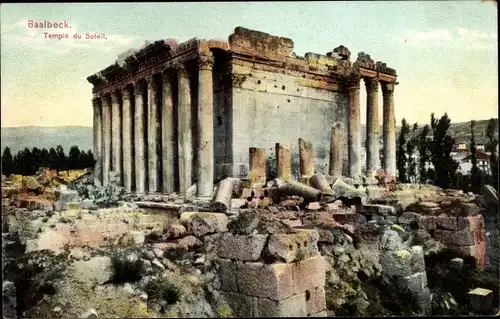 Ak Baalbeck Libanon, Tempel der Sonne