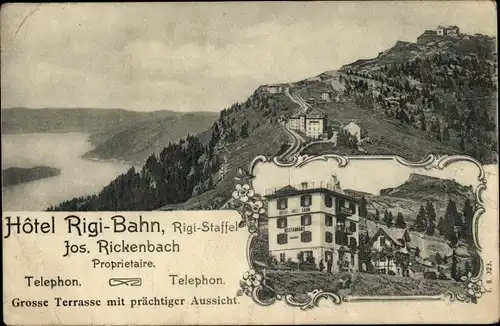 Ak Kanton Schwyz, Hotel Rigibahn, Rigi-Staffel