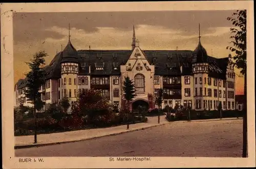 Ak Buer Gelsenkirchen im Ruhrgebiet, St. Marien-Hospital