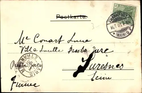 Ak Frankfurt am Main, Gesamtansicht