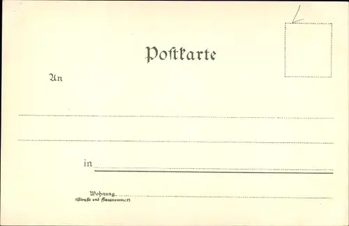 Künstler Litho Lechfeld, Teilansicht, Frau in Tracht