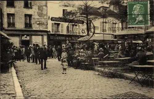 Postkarte Paris XVIII Montmartre, Place du Tertre