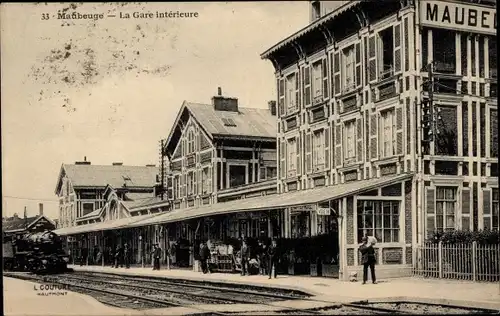 Ak Maubeuge North, Die Innenstation