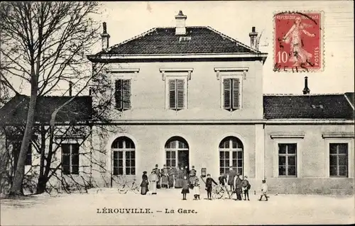 Ak Lérouville Lorraine Meuse, Bahnhof