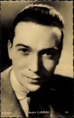 Ak Schauspieler André Claveau, Portrait, Le Studio 94