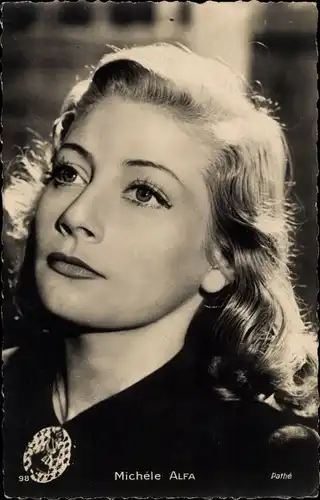 Ak Schauspieler Michéle Alfa, Portrait, The Last One of the Six