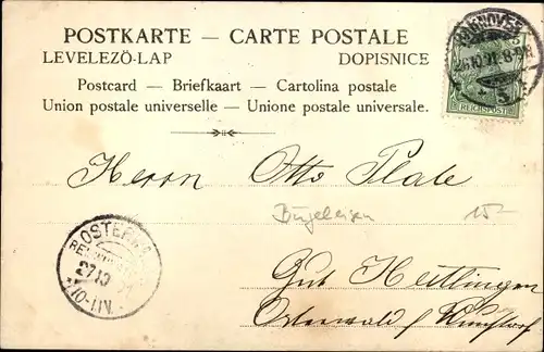 Litho Dalli Patent Plättmaschine, Bügeleisen, Deutsche Glühstoff Gesellschaft Dresden, Betrunkener
