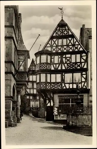 Ak Bernkastel Kues im Moseltal, Partie am Markt