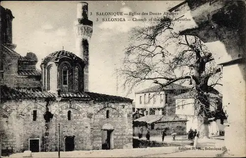 Ak Thessaloniki Griechenland, Kirche der Zwölf Apostel