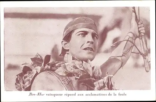 Ak Schauspieler Ramon Novarro, Filmszene Ben Hur, 1925