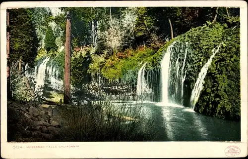 Ak Fresno Kalifornien USA, Mossbrae Falls