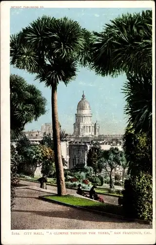 Ak San Francisco Kalifornien USA, Rathaus