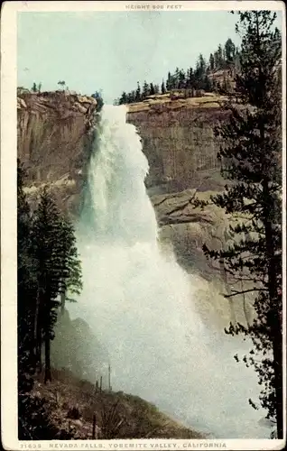 Ak Yosemite Nationalpark Kalifornien USA, Nevada Falls