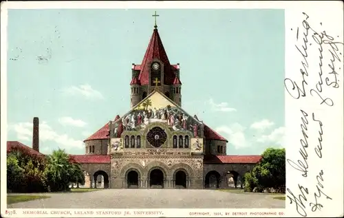 Ak Stanford, Kalifornien, USA, Memorial Church, Leland Stanford University