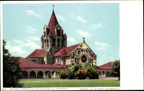 Ak Stanford, Kalifornien, USA, Memorial Church, Leland Stanford University