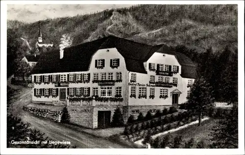 Ak Ringelbach Oberkirch im Renchtal Baden, Gasthof, Pension Salmen