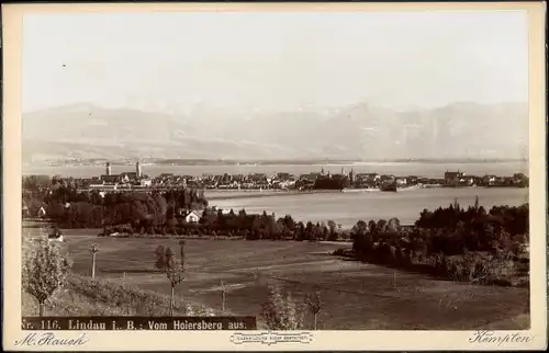 Foto Lindau am Bodensee Schwaben, Totalansicht vom Hoiersberg aus