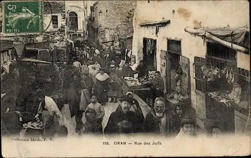Judaika Ak Oran Algerien, Rue des Juifs