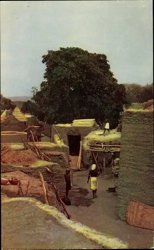 Ak Haute Volta Burkina Faso, Un coin de village