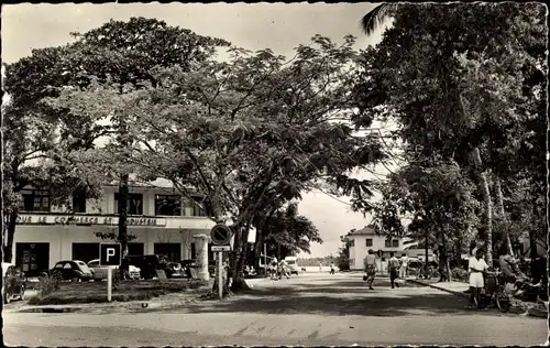 Ak Douala Duala Kamerun, Place de la Poste