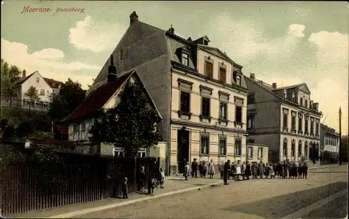 Ak Meerane in Sachsen, Rotenberg, Straßenpartie