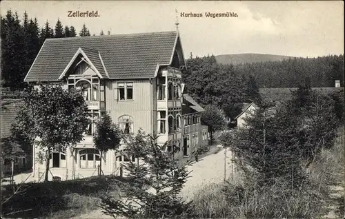 Ak Clausthal Zellerfeld im Oberharz, Kurhaus Wegesmühle