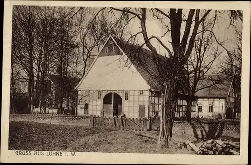 Ak Löhne in Westfalen, Bauernhof