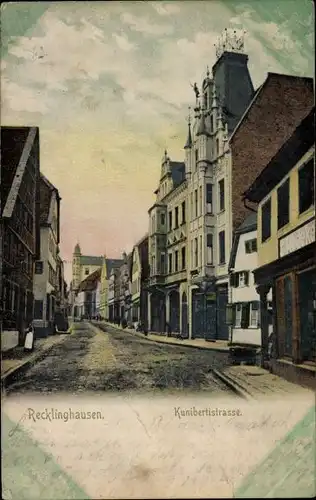 Ak Recklinghausen im Ruhrgebiet, Kunibertistraße