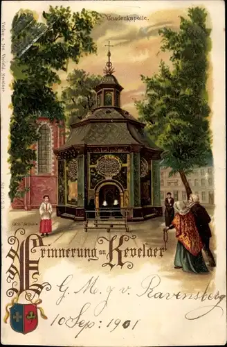 Litho Kevelaer am Niederrhein, Gnadenkapelle