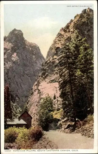 Ak Colorado Vereinigte Staaten, South Cheyenne Canyon, Hercules Pillars