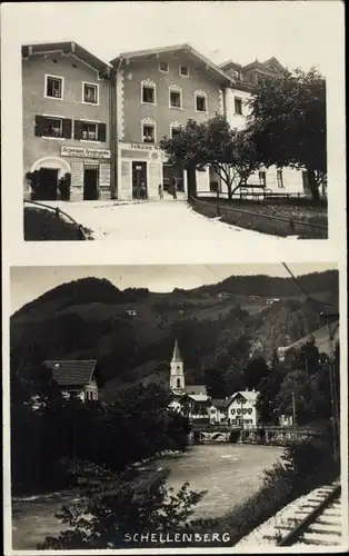 Ak Marktschellenberg Markt Schellenberg in Oberbayern, Teilansicht, Hotel