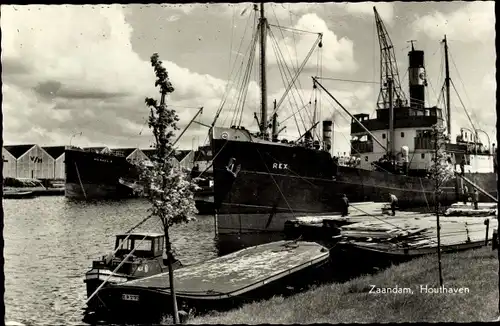 Ak Zaandam Zaanstad Nordholland, Houthaven